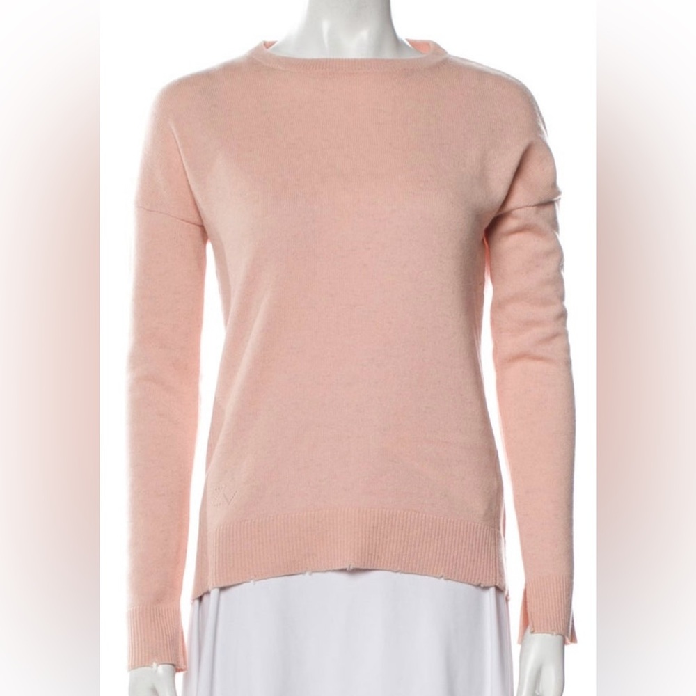 Zadig & Voltaire Pink Cashmere Women's Sweater
